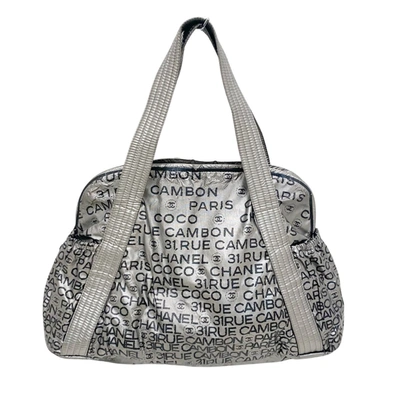 Pre-owned Chanel Unlimited Silver Polyester Tote Bag ()