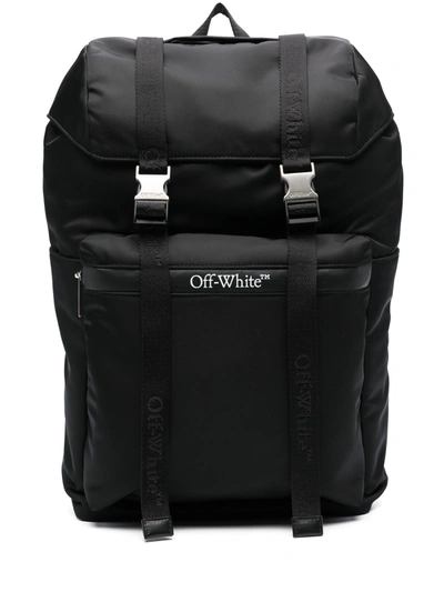 Off-white Outdoor Drawstring Backpack In 1000 Black No C