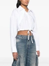 Alexander Wang T T By Alexander Wang Shirt In 100 White