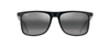Maui Jim Makamae 619-02 Flattop Polarized Sunglasses In Grey