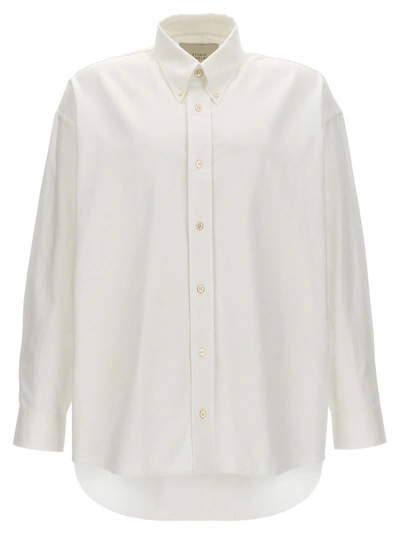 STUDIO NICHOLSON LOGO SHIRT SHIRT, BLOUSE WHITE