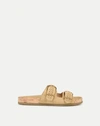 Veronica Beard Paige Buckle Sandal In Desert