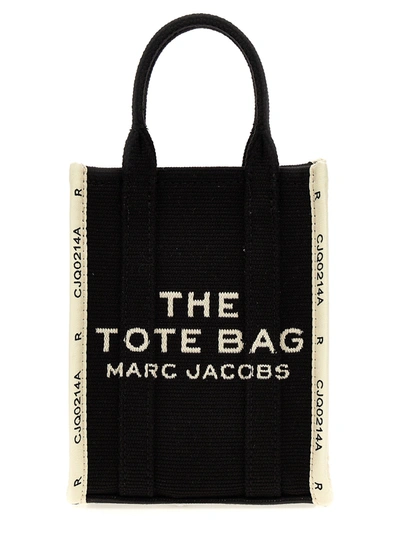 Marc Jacobs The Jacquard Mini Tote Tote Bag White/black