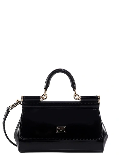 Dolce & Gabbana Sicily Handbag In Black
