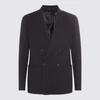 Giorgio Armani Upton Double-breasted Blazer In Blue