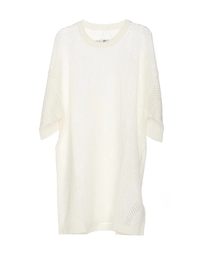 Mm6 Maison Margiela Jumpers In White