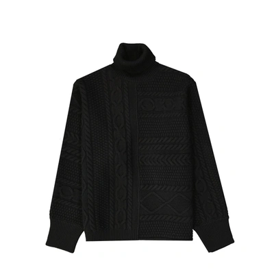 Givenchy Wool Turtleneck Sweater In Black