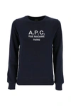 APC A.P.C. TINA SWEATSHIRT WITH EMBROIDERED LOGO