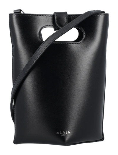Alaïa Folded Small Tote Bag In Black