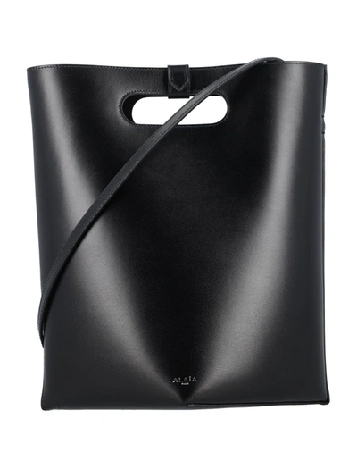Alaïa Folded Tote Bag In Black