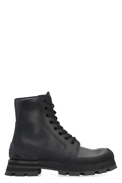 Alexander Mcqueen Boots In Black