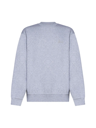 Apc X Jw Anderson Anchor Cotton Sweatshirt In Heather Grey