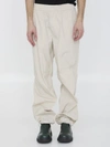 BURBERRY COTTON BLEND TROUSERS