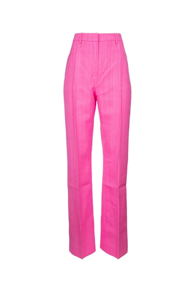 Jacquemus Pink Trousers In Nude & Neutrals