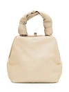 Jil Sander Small Goji Square Top-handle Bag In White