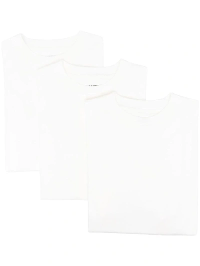 Jil Sander Set 3 T-shirts In White