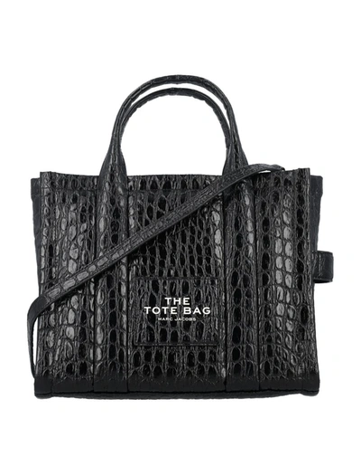 MARC JACOBS MARC JACOBS THE CROC-EMBOSSED MEDIUM TOTE