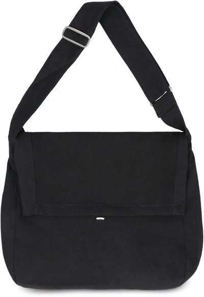 Our Legacy Sling Cotton Shoulder Bag In Black