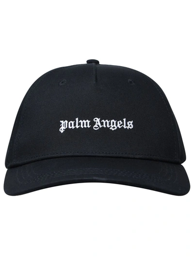 PALM ANGELS PALM ANGELS BLACK COTTON HAT