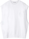 Stella Mccartney S-wave Oversized Tank Top In White