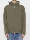 Moncler Traversier Hooded Jacket In Brown