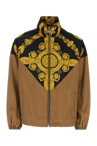 Versace Print Jacket In 5b000