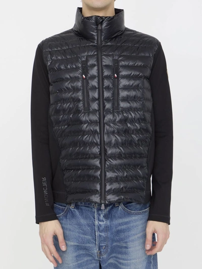 Moncler Zip-up Jacket In Black