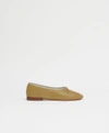 Mansur Gavriel Woman Ballet Flats Military Green Size 6 Leather In Safari
