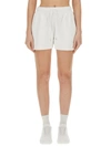 Stella Mccartney Women's Shorts With Logo In White