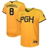 NIKE YOUTH NIKE WILLIE STARGELL GOLD PITTSBURGH PIRATES CITY CONNECT REPLICA PLAYER JERSEY