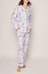 Petite Plume Timeless Toile Cotton Pajamas In White