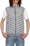 Armani Exchange Milano New York Puffer Vest In Grey