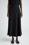 LAFAYETTE 148 BIAS CUT SILK STRETCH CRÊPE DE CHINE SKIRT