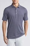 JOHNNIE-O MICHAEL STRIPE PERFORMANCE GOLF POLO