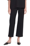 Staud Knack Crop Pull-on Pants In Black