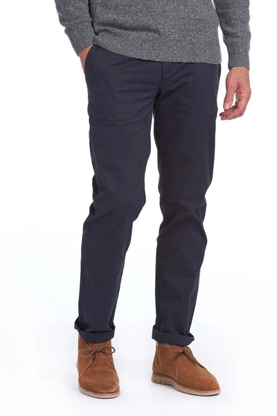 Barbour Neuston Essential Chino Pants In Navy