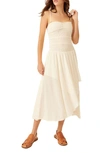 FREE PEOPLE SPARKLING MOMENT COTTON MIDI SUNDRESS