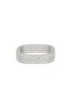 Nordstrom Cubic Zirconia Pavé Ring In Clear- Silver