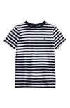Barbour Little Boy's & Boy's Finley Stripe T-shirt In Navy