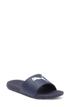 Puma Cool Cat Sport Slide Sandal In Black- Silver