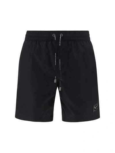 Dolce & Gabbana Swimshorts In Nero