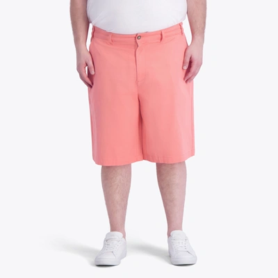 Nautica Classic-fit 8.5" Stretch Chino Flat-front Deck Short In Pink