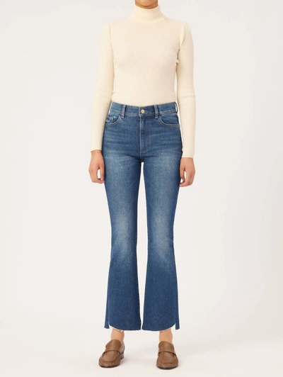 Dl1961 - Women's Bridget Boot High Rise Jean In Lighthouse In Blue