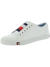 Tommy Hilfiger Logo Patch Slip-on Sneakers In White