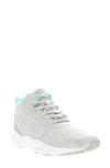 Propét Stability X Womens Knit Fitness Walking Shoes In Grey/ Mint