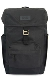 Barbour Essential Wax Backpack In Black
