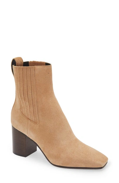 Rag & Bone Astra Suede Chelsea Booties In Oakbrwnsd