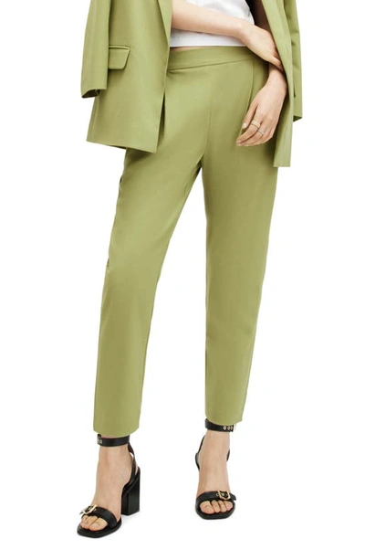 Allsaints Aleida Tri Trousers In Olive Green