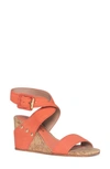 Donald Pliner Strappy Wedge Sandal In Coral