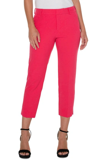 LIVERPOOL LOS ANGELES KELSEY CROP SLIM STRETCH SUITING TROUSERS